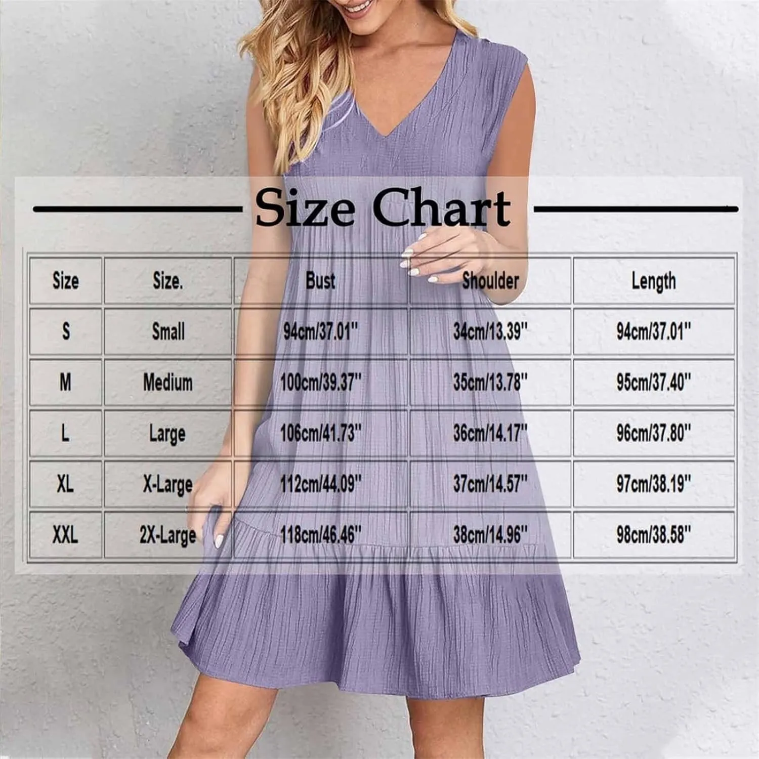 Womens Summer Short Sleeve Dresses V Neck Casual Solid Ruffle Tiered Layered Flowy A-Line Dress 2025 Beach Vacation