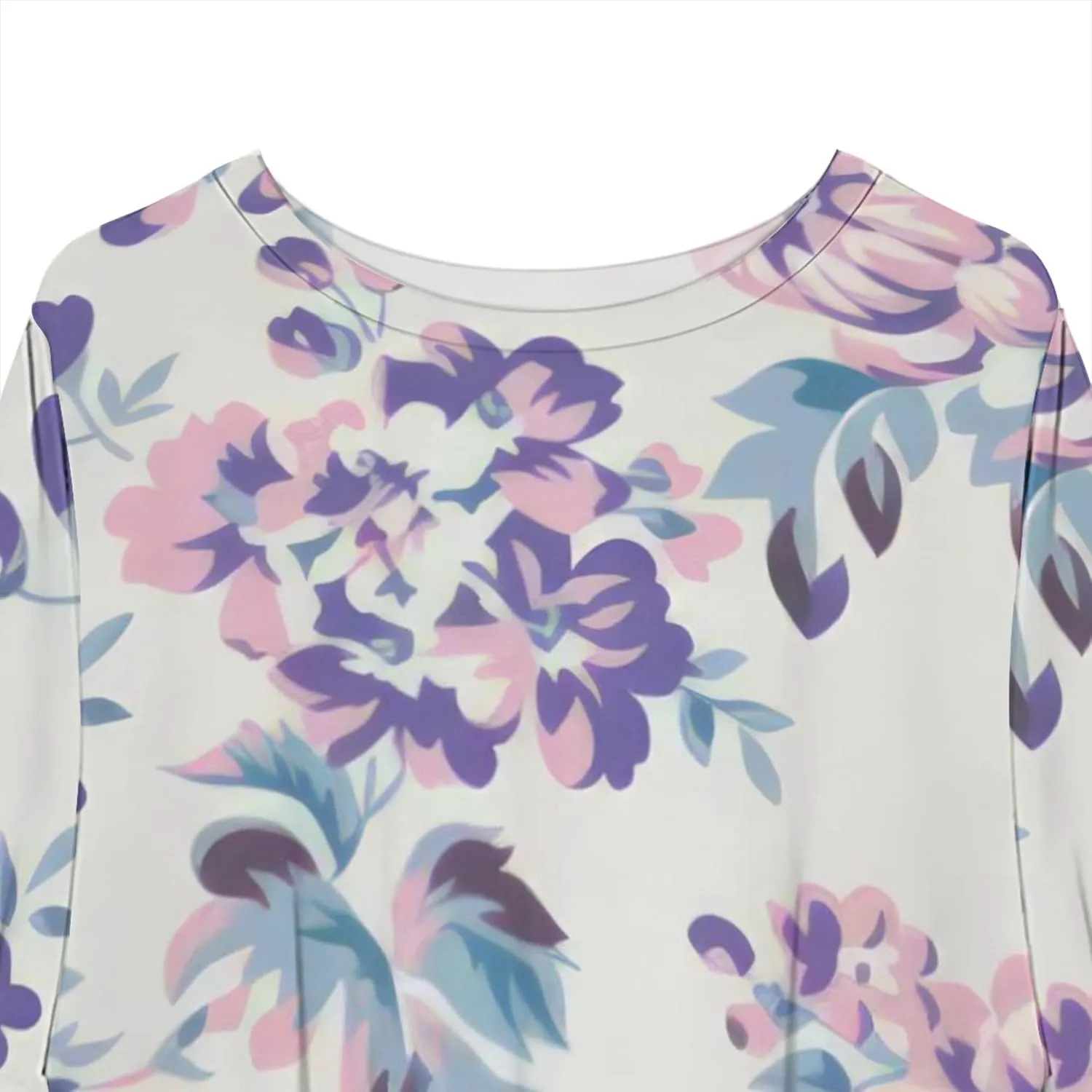 Women's T-Shirt Dresses Oversize Short Sleeve and Long Sleeve Midi Dresses with Pocket