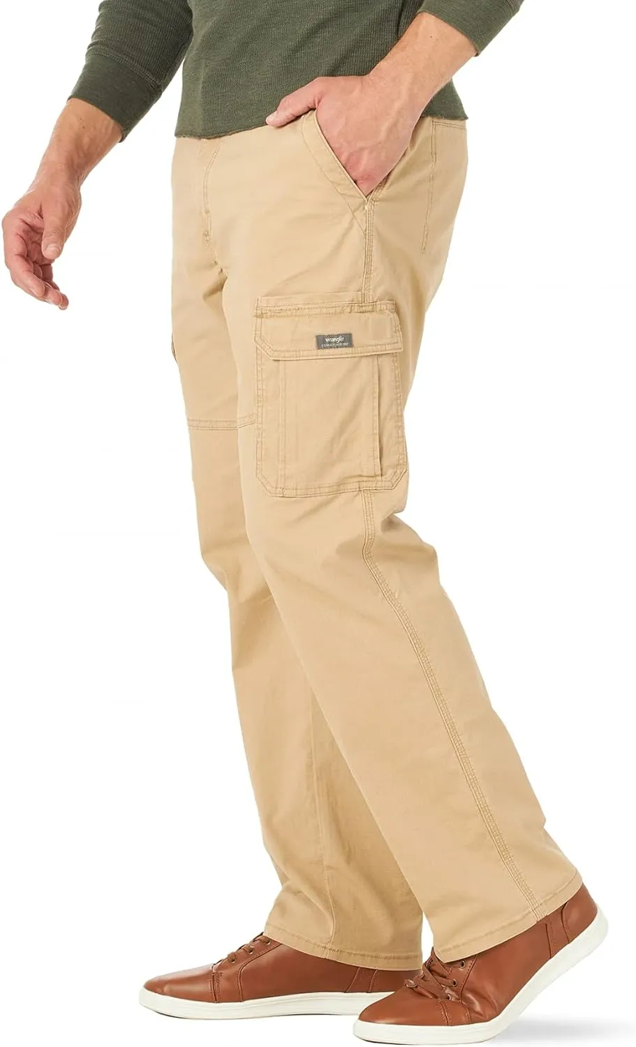 Wrangler Men's Relaxed Fit Stretch Cargo Pant